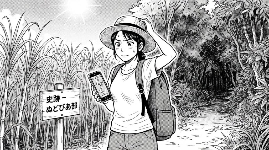 森の入り口で迷う