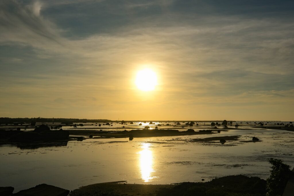 佐和田の浜 夕日