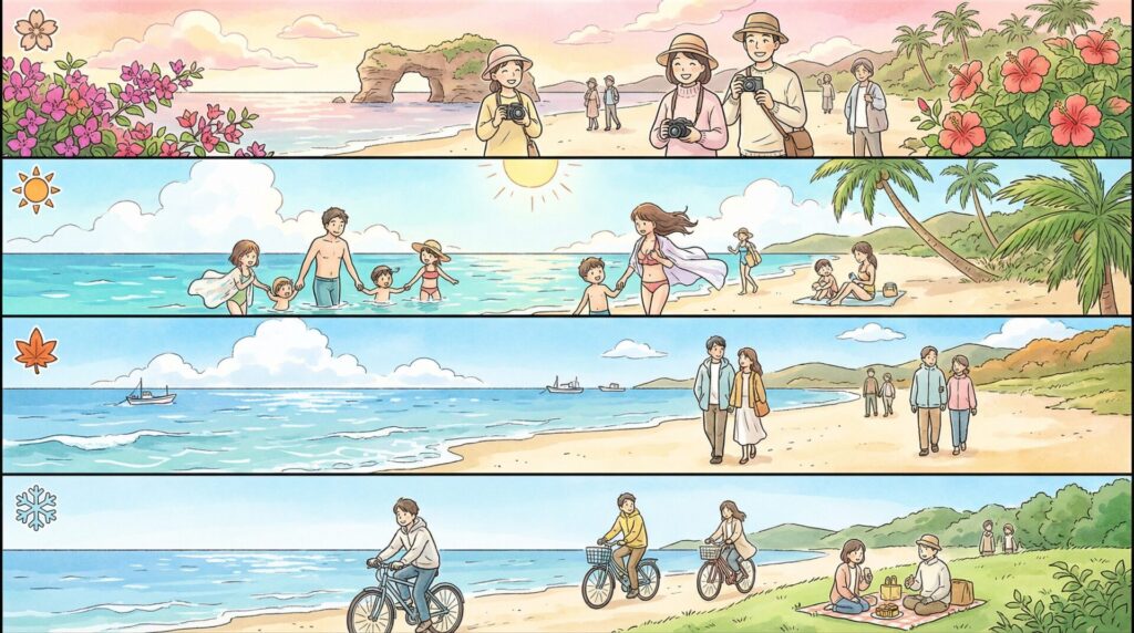 一年中温暖で過ごしやすい伊良部島・下地島