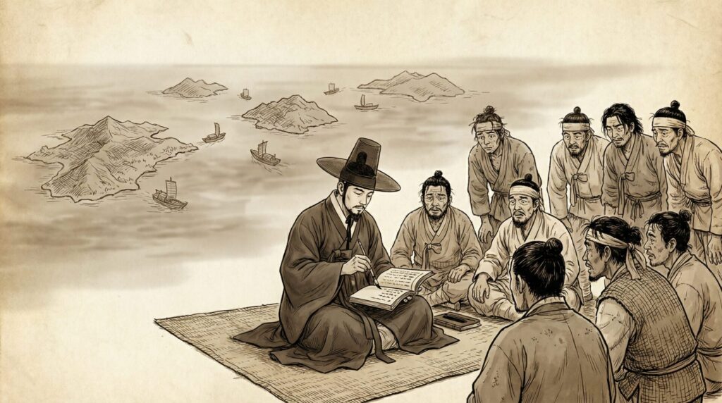 朝鮮王朝実録に記された「時麻子島」