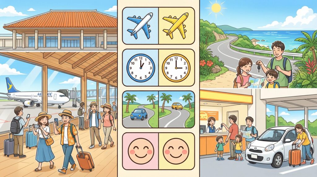 下地島空港と宮古空港、どちらが便利？