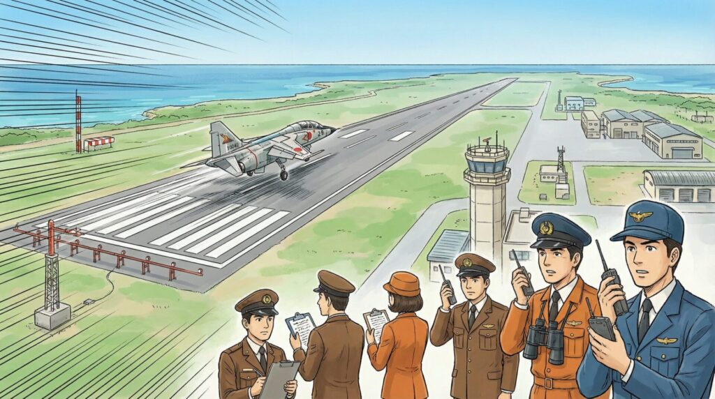 パイロット訓練の島