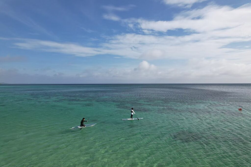 伊良部島の海とSUPの相性